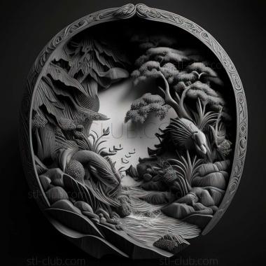 3D model chinese ink (STL)